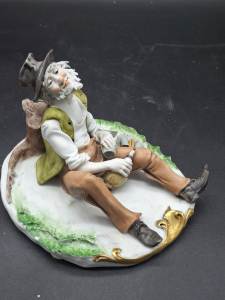 SCULTURA CERAMICA VECCHIETTO CAPODIMONTE