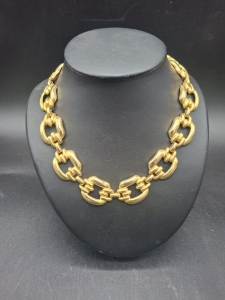 COLLANA GIROCOLLO DORATA ANNI 90