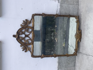 SPECCHIO GRANDE ANNI50 FOGLIA ORO