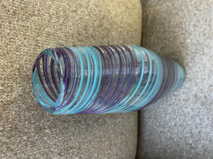 VASO VETRO A SPIRALE