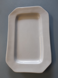 PIATTO PORTATA CERMICA BIANCO
