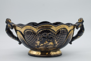 VASO PORTAOGGETTI BLU E ORO ITALO CALVIN