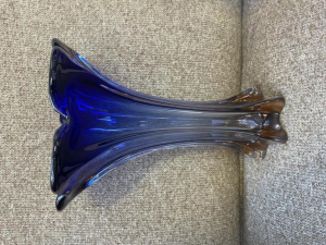 VASO IN VETRO SOMMERSO MURANO 1960