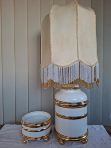 BASE LAMPADA CERAMICA CON PARALUME DA RE