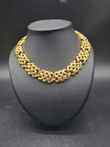 COLLANA GIROCOLLO DORATA ANNI 90