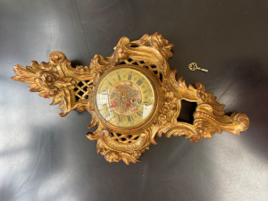 OROLOGIO DA PARETE INTAGLIATO INIZIO 900